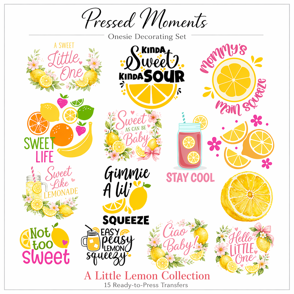 A Little Lemon Onesie Station Transfers