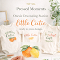 A Little Cutie Citrus Baby Shower Onesie Decorating Set