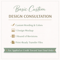 Consultation: Basic Custom Design