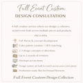 Consultation: Full Event Custom Design Experience