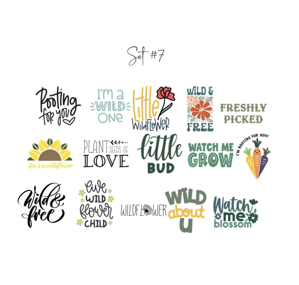 Baby in Bloom Onesie Station Transfers